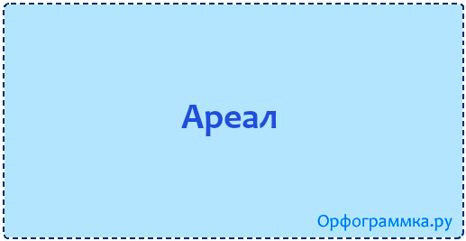 ареал