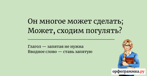 Может, запятая? | Блог Орфограммки