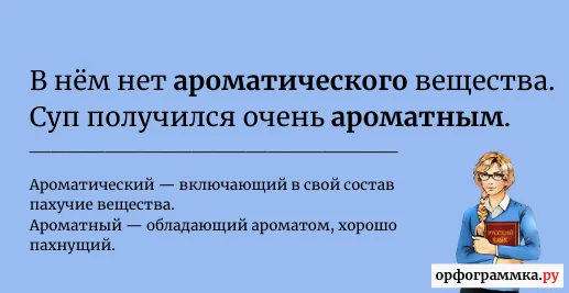 ароматный-ароматический