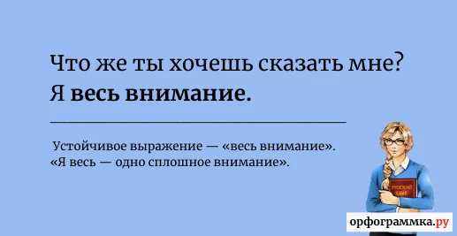 весь-внимание