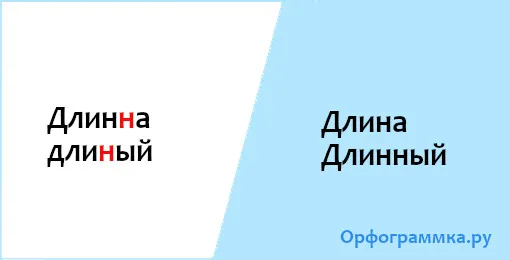 длина