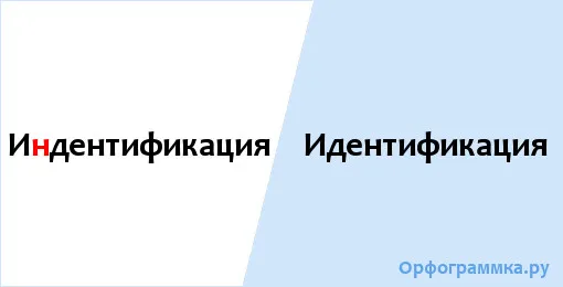 идентификация