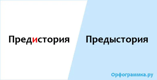 предыстория