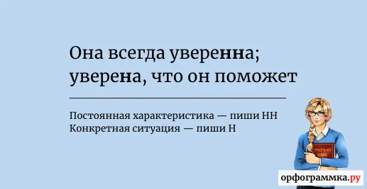 уверенна или уверена