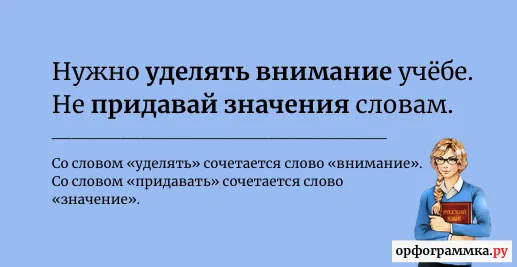 уделять-внимание-придавать-значение